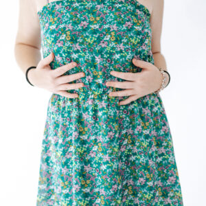 שמלת גופיה פרחונית L