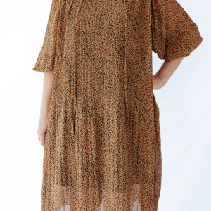 שמלה מנומרת הודולה S