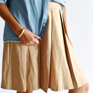 חצאית שיין בהירה L