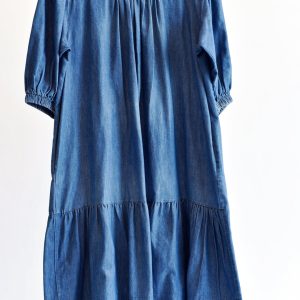 שמלת דמוי גינס L